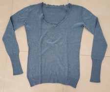 Pull taille 36 gris-bleu