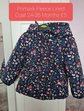 Primark Polaire Doublé Manteau 24-36 mois