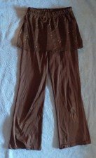 Lot de 2 Pantalons Fille 10 ans et 12 ans " un jupe, un jogging "