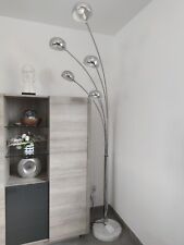 Lampadaire 5 branches pied en marbre 