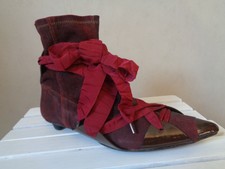 NEUF Bottines bordeaux MARITHE FRANCOIS GIRBAUD 37