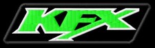 Kawasaki KFX 50 250 300 400 450 700  ecusson brodé patche patch