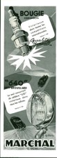Publicité ancienne accessoires automobile Marchal 1951 issue de magazine 