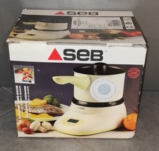 LE SAUCIER  ÉLECTRONIQUE electronic sauce-maker couleur - SEB complet 2001