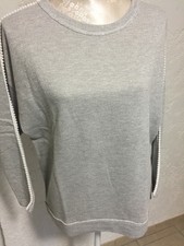 Pull gris clair taille 36 brillant très bon état prix mini