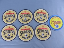 Lot de 7 SOUS BOCK SERENA bière corse  Beer coaster bierviltje Bierdeckel F45