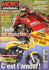 MOTO JOURNAL 1357 Essai Road Test DUCATI 996 YAMAHA Fazer 600 YZF 750 R7 Muz