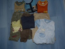 lot vêtements garçon 1 an (9 pièces) pantalon - pull - pyjama