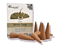 Encens Sauge Blanche Naturel en cônes - Un encens de purification incontournable