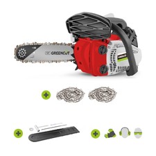 Tronçonneuse thermique 28cc 1,7cv 10" lame legere et puissante - GREENCUT