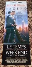 Affiche Cinéma  LE TEMPS D'UN WEEK-END   1992  Al Pacino / Chris O'Donnell