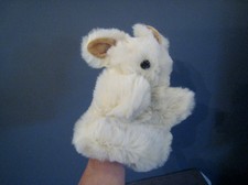 Plush/ Peluche/Doudou Marionnette à Main LAPIN  ( haut: 30 cm)