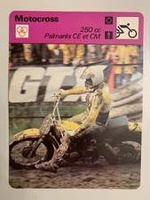 CARTE MOTOCROSS ED. RENCONTRE 1978 // PALMARES 250 CC - JOEL ROBERT