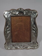 Edouardienne Cadre - Image Photo Ancien Art Nouveau - Anglais Argent Sterling