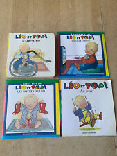 lot 4 livres LEO et POPI / dont 1 cartonné - Pomme d'api 2 ans 