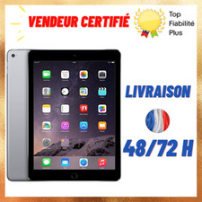 Tablette iPad Air 2 64 Go Gris sidéral 9,7" APPLE A1566 Wifi Facetime iPadOs