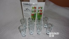 Libbey Glass Just Desserts 8pc Mini Parfait Set without Spoons/EXCELLENT