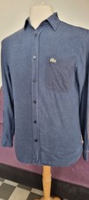 Chemise Homme Lacoste Taille 38 en coton laine TBE