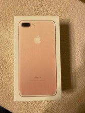 Original Apple iPhone 7 Plus Empty BOX ONLY Pink 32 GB - No Phone Included