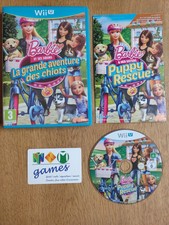 NINTENDO WII U WIIU - Boite + Notice + Jeu Barbie La grande aventure des chiots