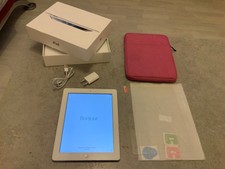  Tablette Apple iPad 4 9,7" -tres bon état -32Go -4G/Wi-Fi - Blanche + chargeur