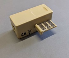 Prise téléphone + filtre ADSL / MODEM - blanc CE