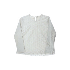 Zara girl  tee-shirt dentelle manches longues  9/10 ans