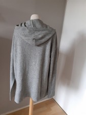PULL A CAPUCHE " HOTEL PARTICULIER " 100 % CACHEMIRE RIS  TAILLE M