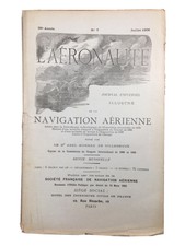 Aérostat Dirigeable 1906 Dumas Wellman Rare Revue Aéronautique Chavoutier Ballon