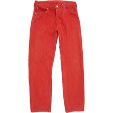 Levi's 501 Made in USA  Homme Rouge Straight Regular  Jeans W34 L31 (81206)