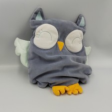 Doudou range pyjama chouette hibou bleu orange VERTBAUDET - Oiseau Range pyjama