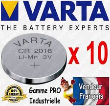 10 piles VARTA Lithium 3V CR2016 BULK DLU 2026 Disp aussi LR03 LR6 CR2032 CR2025