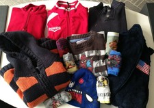 Lot enfant garçon 6 ans automne hiver pulls vestes robe de chambre bonnet chauss