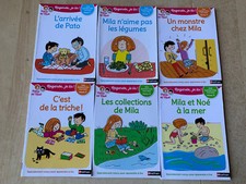 lot 6 livres Regarde Je Lis / Mila et Noé - niveaux 1 2 3 (apprendre à lire)