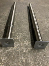 DEUX Pieds télescopique INOX pour table