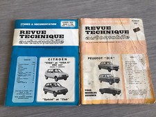 Revue Technique Automobile Modèle Peugeot 204 Et Citroën Visa Vintage