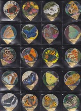 Série étiquettes crèmes à café KRD Papillons 7 