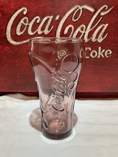 COCA-COLA Verre violet haut évasé bulles Mc Do - Mc Donald