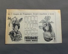 PUB PUBLICITE ANCIENNE ADVERT CLIPPING 140517 / MACHINE A LAVER FRIGO FRIGIDAIRE