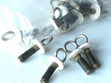 12 pitons anneaux anciens et chevilles Vis Quincaillerie Crochets fixation