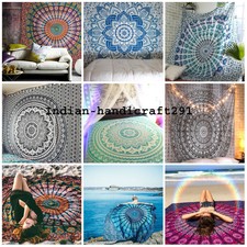 Tapisserie Indienne Hippie Tenture Murale Mandala Bohème Lit Dortoir Décor Jeté