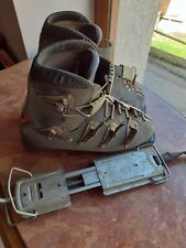 Rare Ancienne Paire De Chaussures Ski Alpin Rossignol. Perillat. Vintage Sport. 