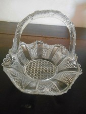 PANIER ANCIEN EN VERRE