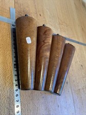 n° 4 lot 4 pieds en bois / lit, meuble vintage armoire, commode, enfilade  etc..