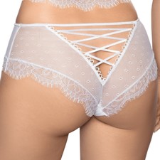 Shorty Culotte Roza Erii Blanche Tailles M L Lingerie Sexy Femme