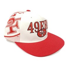 Vintage 90s San Francisco 49ers Sports Specialties Laser Snapback Hat Big Logo