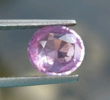 1.20Cts ~ TOP LUSTRE SAPHIR ROSE NATUREL OVALE COUPE VVS CLARTÉ. PIERRE...