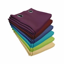 Rideau occultant à œillets isolant résistant au rayonnement UV prêt-à-poser