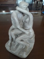 STATUE BAISER DE RODIN EN TERRE CUITE 