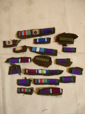 Bel ensemble de rappels de décoration Armée Britannique WW2  